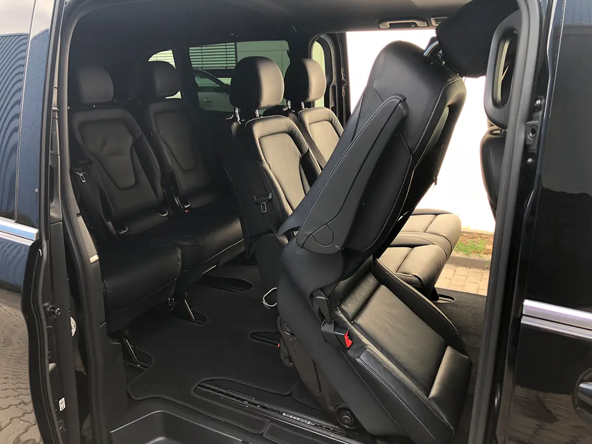 Mercedes V-Klasse Interieur in unserem Fuhrpark